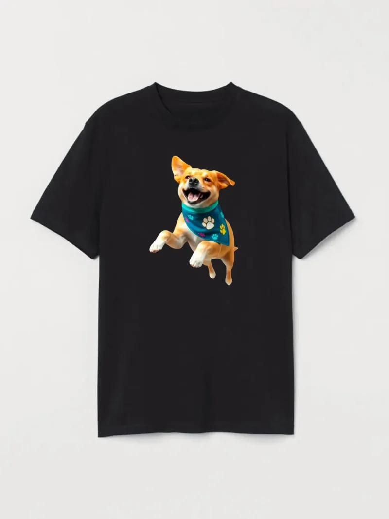 A Cheerful Puppy With Wide Eyes And A Shining Smile Flixpew T-Shirt - Image 2