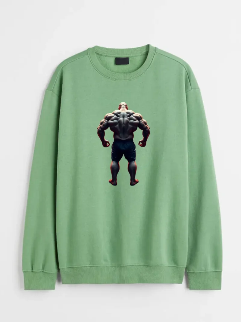 Fueled By Iron  Coffee Sweatshirt - Image 2