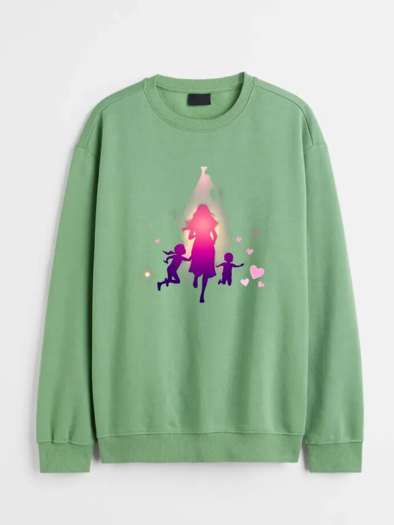 Motherhood Powered By Love Sustained By Coffee Flixpew Sweatshirt - Image 2