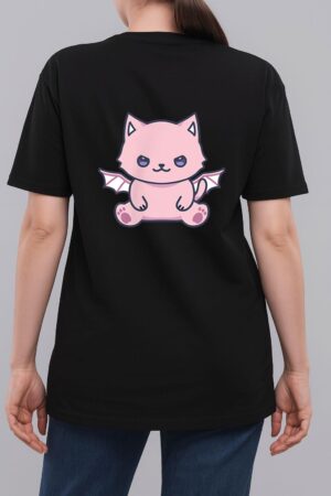 Cat Pastel Goth Cute Kawaii Aesthetic Lover Owner Spooky Woman T-Shirt
