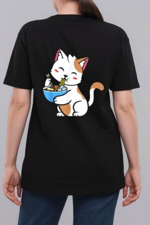 Cat Ramen Anime Kawaii Teen gift Woman T-Shirt