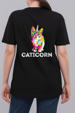 Caticorn Unicorn Cat Unikitty Kittycorn Meow Girls Women Woman T-Shirt