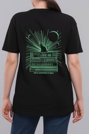 Cats On Synthesizers In Space Woman T-Shirt