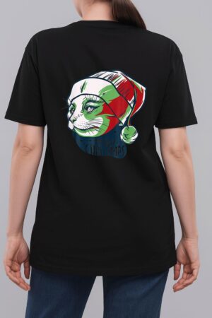 Christmask Cat Meowy Catmas Funny Men Women Ee Gift Woman T-Shirt
