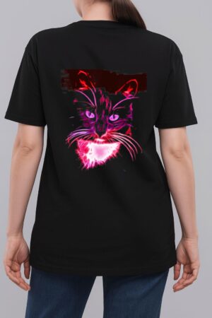 Colorful Cat Art Novelty  - Cat Lover Gift Idea Women Woman T-Shirt