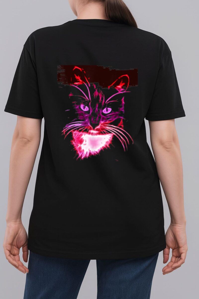 Colorful Cat Art Novelty  - Cat Lover Gift Idea Women Woman T-Shirt