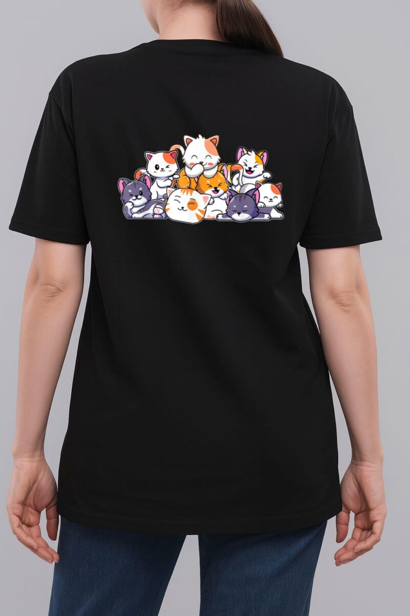 Cute Cats Anime Kawaii Japanese Otaku Neko Gift Women Girls Woman T-Shirt