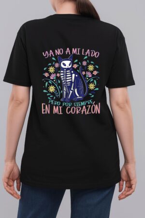 Dia De Los Muertos Cat Skeleton Animals Lover Costume Woman T-Shirt