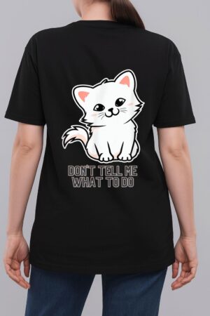 Don Ell Me What O Do Meme Funny Retro Style Vintage Cats Woman T-Shirt