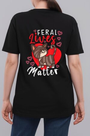 Feral Lives Matter Rescue Cat Adoption Cat Rescuer_1 Woman T-Shirt