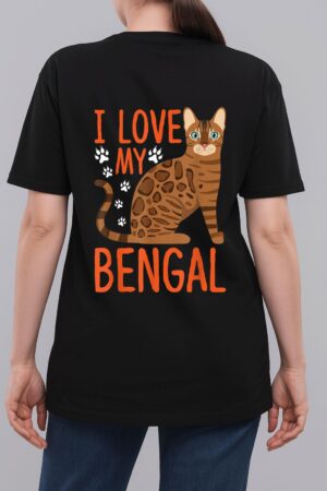 I Love My Bengal Bengal cat Costume Bengal Cat Woman T-Shirt