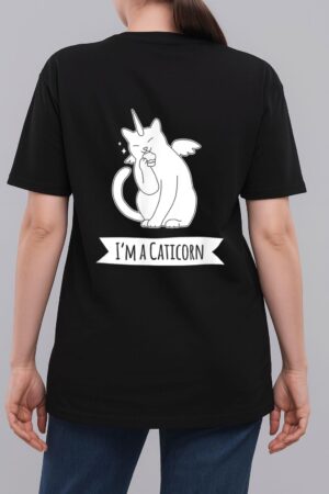 I M A Caticorn Funny Unicorn Cat Caticorn Gift Love My Cat Woman T-Shirt