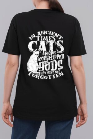 In ancient times Cats were worshipped as gods they have not Woman T-Shirt