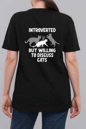 Introverted But Willing To Discuss Cats Woman T-Shirt