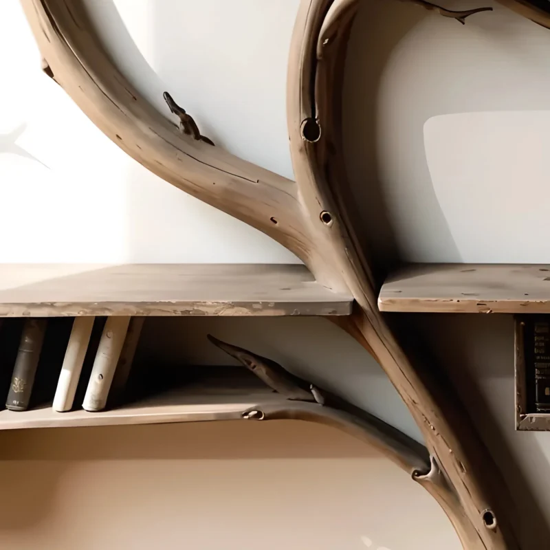 Arched Bookshelf, Decorative Wall Shelf for Stylish Home Decor - Image 2