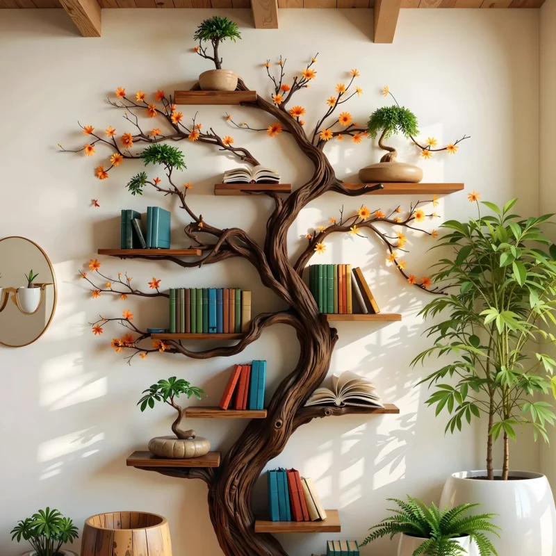 Book Tree Shelf, Organize Your Collection with Style