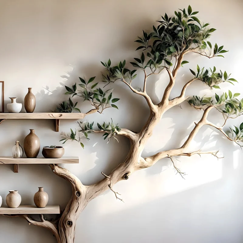 Bookshelf for living room decoration, children's room decoration, tree-shaped bookshelf, monolithic bookshelf - Image 2