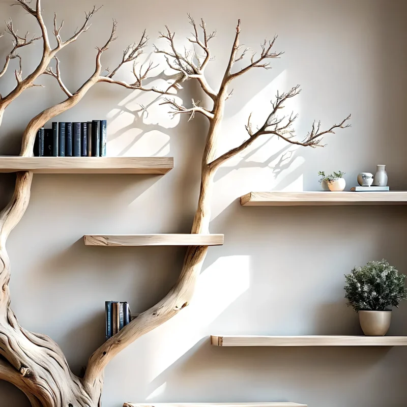Bookshelf shaped like old trees, perennial trees, bookshelf for home decoration - Image 3