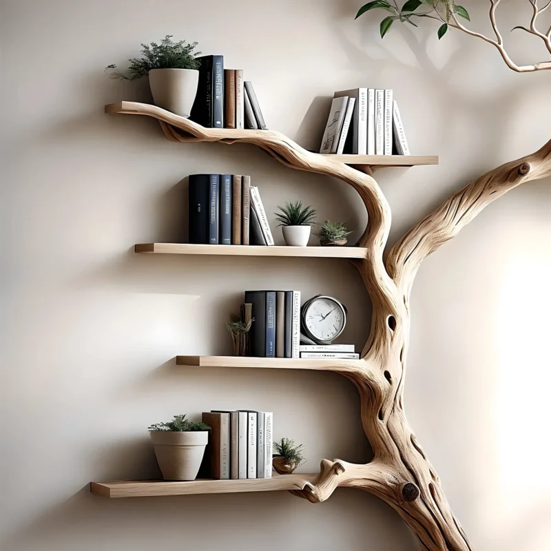 Children's Wall-Mounted Bookcases, Decorative and Space-Saving Book Storage - Image 2