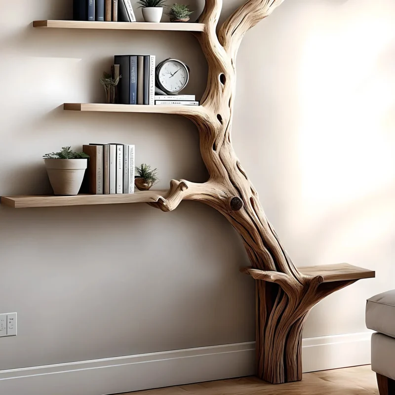 Children's Wall-Mounted Bookcases, Decorative and Space-Saving Book Storage - Image 3