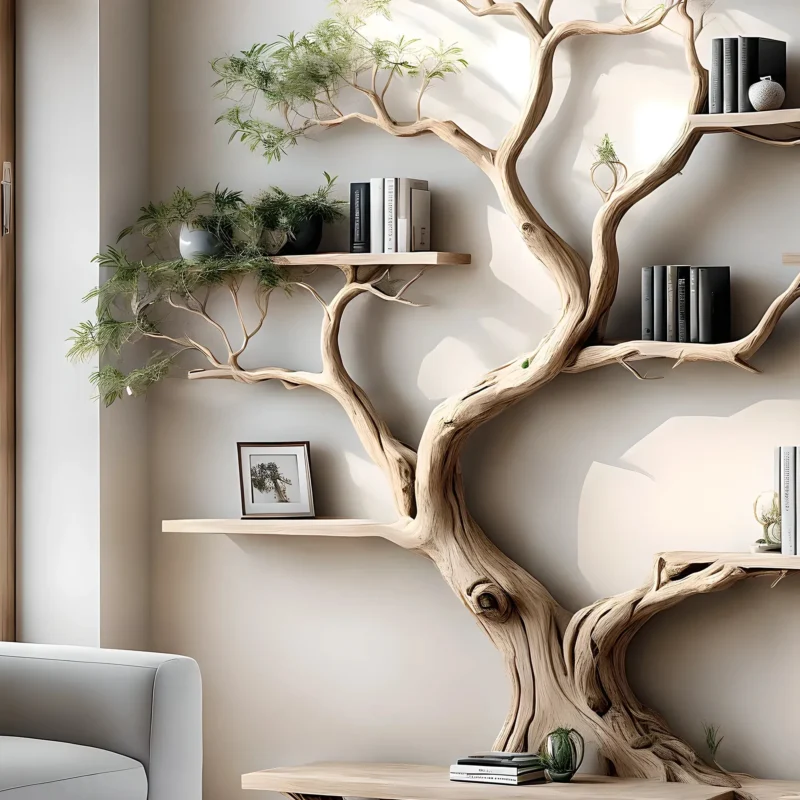 Custom tree bookshelf, office bookshelf - Image 2