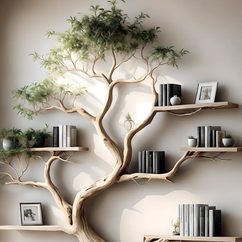 Custom tree bookshelf, office bookshelf - Image 3