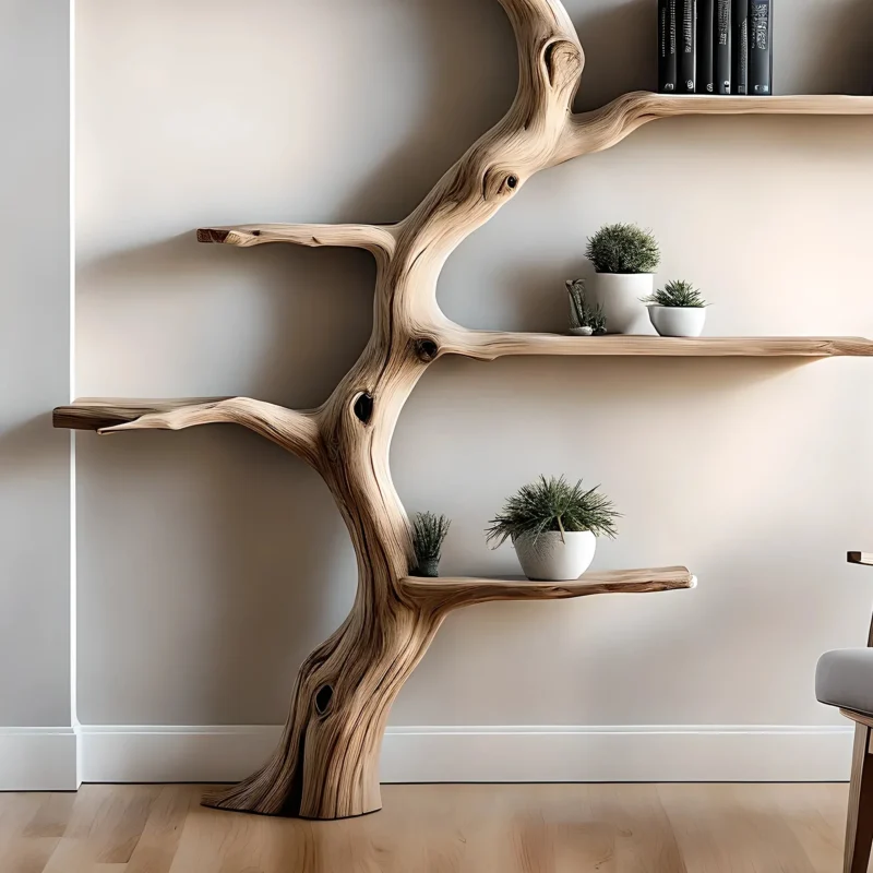 Driftwood-shaped bookshelf, tree-shaped bookshelf - Image 3