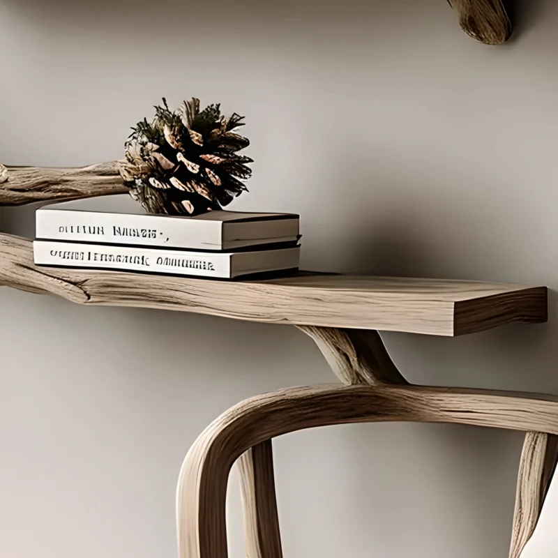 Handmade Pine Wood Bookshelf, Stylish Nursery & Baby Room Decor, Durable Bookcase - Image 4