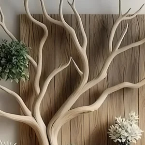 narrow table, decorative table, tree-shaped table