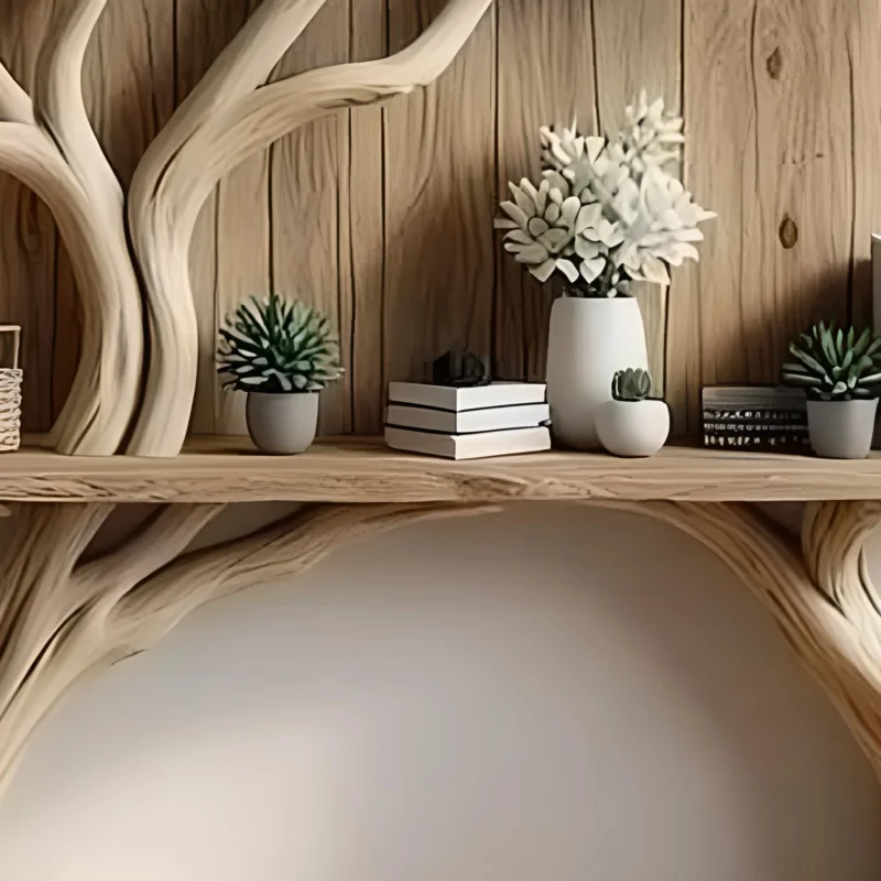 narrow table, decorative table, tree-shaped table - Image 3