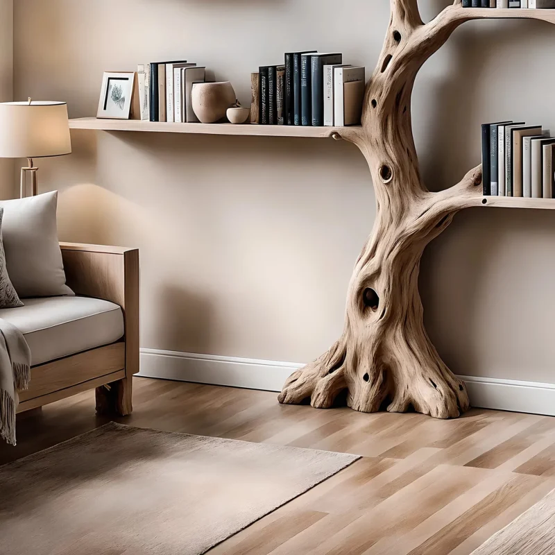 solid wood bookshelf, farm bookshelf, library bookshelf - Image 2