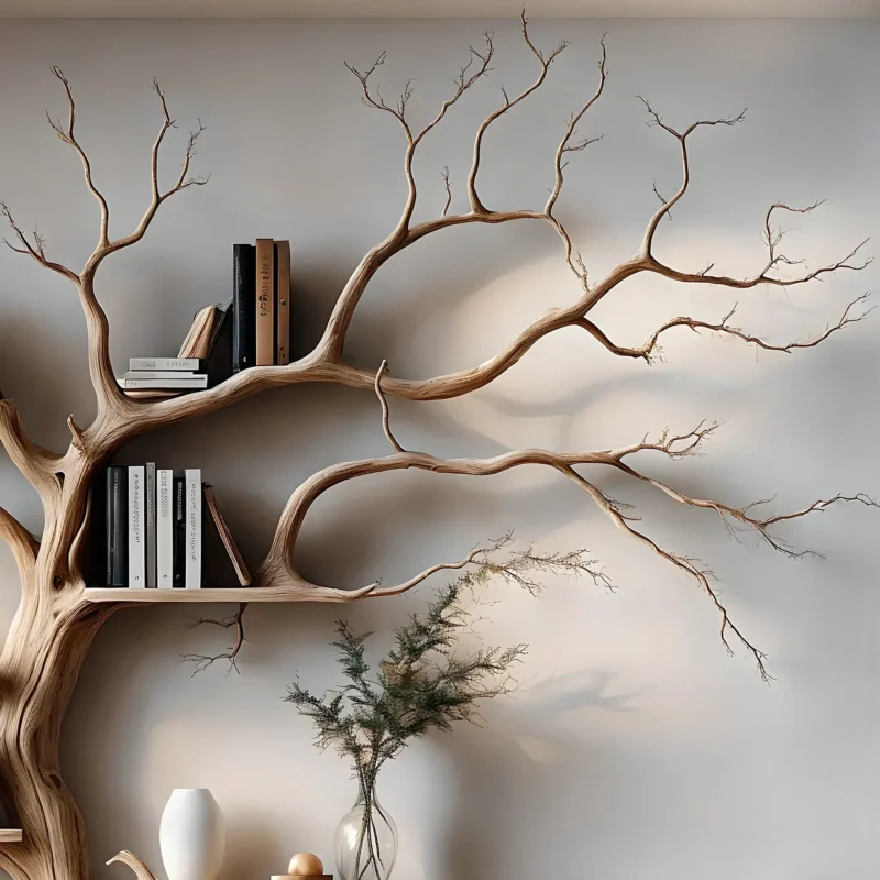 Souvenir decoration shelves, tree-shaped book shelves, home decoration book shelves. - Image 3