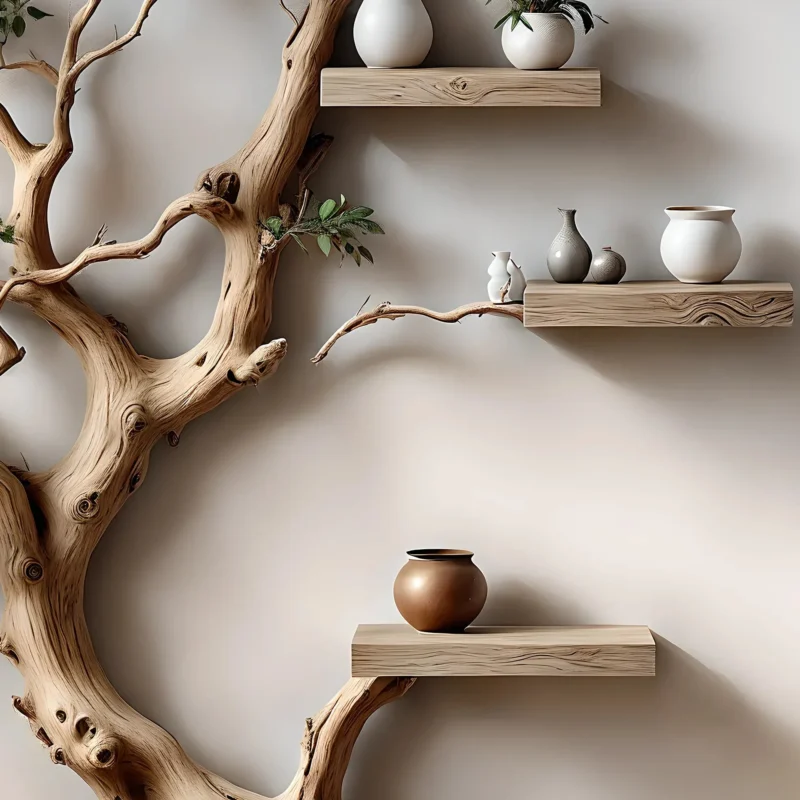 Souvenir display shelves, book shelves, living room decoration shelves - Image 2