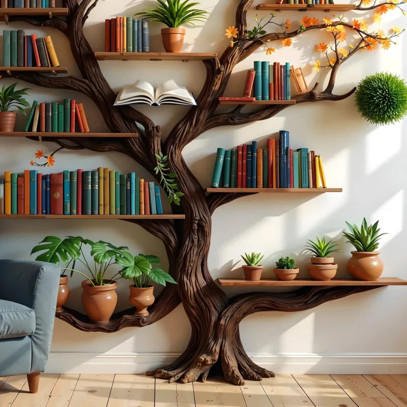 Tree Bookshelf Designs, Stylish and Functional Shelving for Books - Image 2