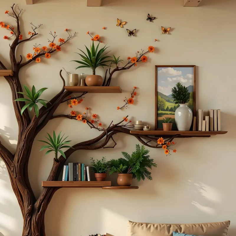 Tree Branch Bookshelf, A Perfect Blend of Art and Functionality - Image 2
