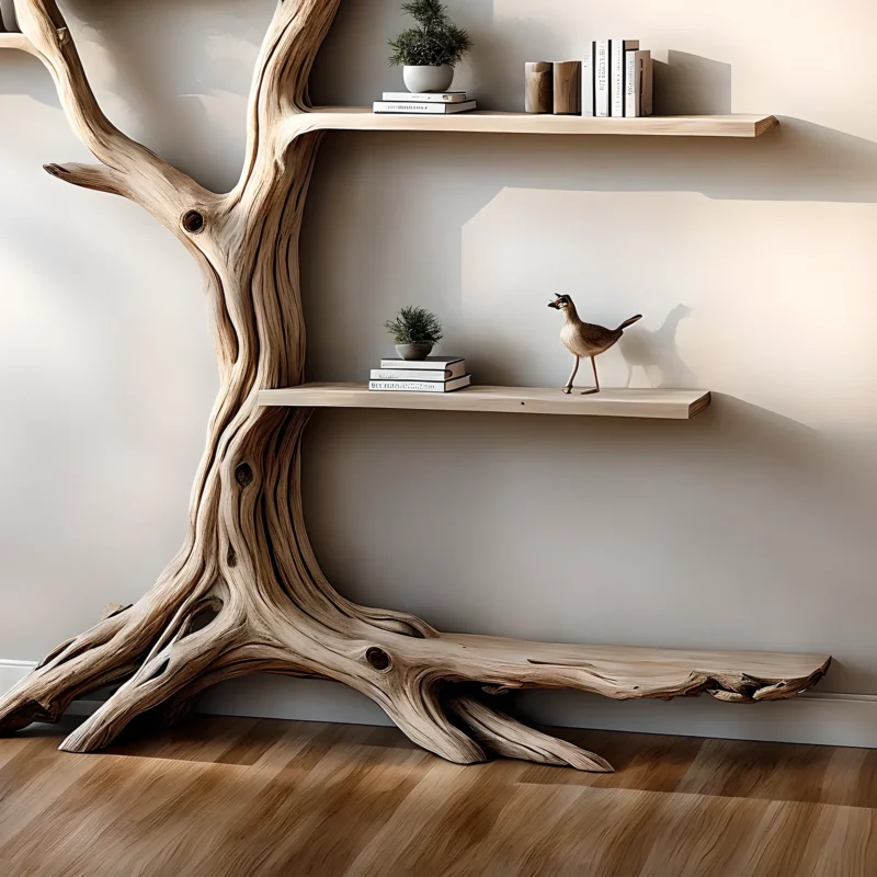 Tree-shaped bookshelves, souvenir display shelves - Image 2