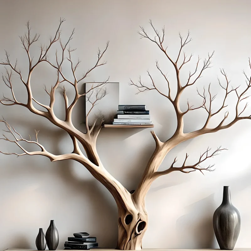 Tree-shaped reading table, children's study table, living room decoration table - Image 2