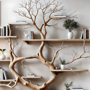 Tree-shaped souvenir display shelf, bookshelf, home decoration bookshelf, children's room decoration