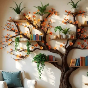 Unique Book Tree Shelf, The Perfect Addition to Any Space gifts for relatives