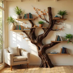 Unique Tree Bookshelf, A Perfect Gift for Book Lovers.