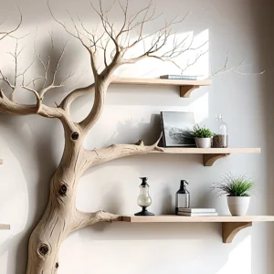 Wall decoration shelves, souvenir display shelves, tree-shaped bookshelf for room decoration