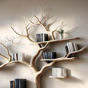 Wall-mounted decorative bookshelves, tree-shaped bookshelves