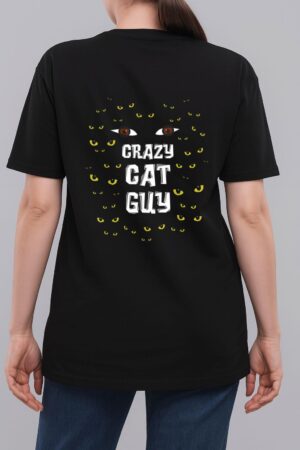 Mens Crazy Cat Guy & Cat Daddy Woman T-Shirt