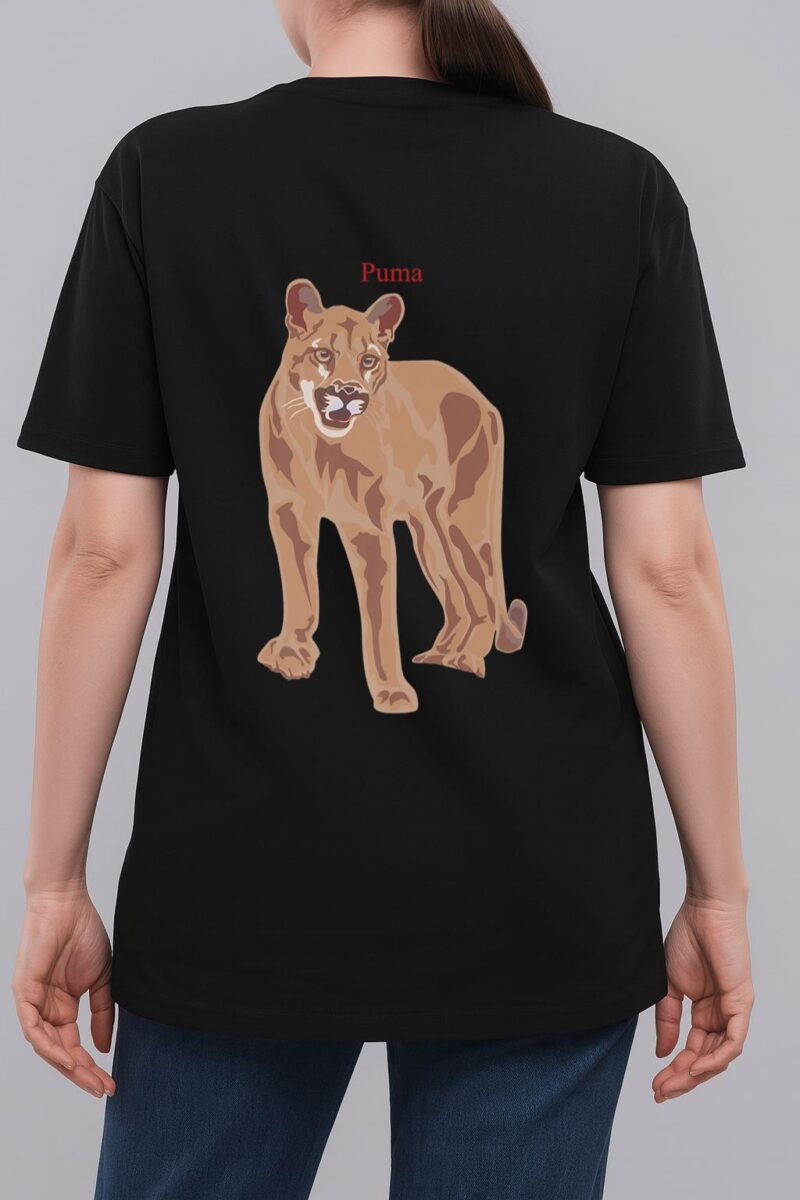 Mountain Lion Cougar  Big Cat Lover Woman T-Shirt
