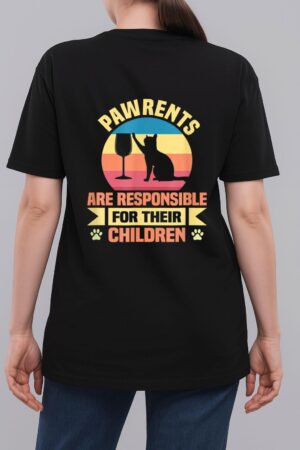Pawrents Outfit Cat Women Cat Men Cat Parents Funny Woman T-Shirt