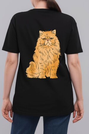 Persian Cat Design Leave Me Alone Cat Angry Persian Cat Woman T-Shirt