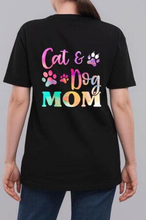 Pet Cat Dog Mom Shirt For Women, Mothers Day Woman T-Shirt