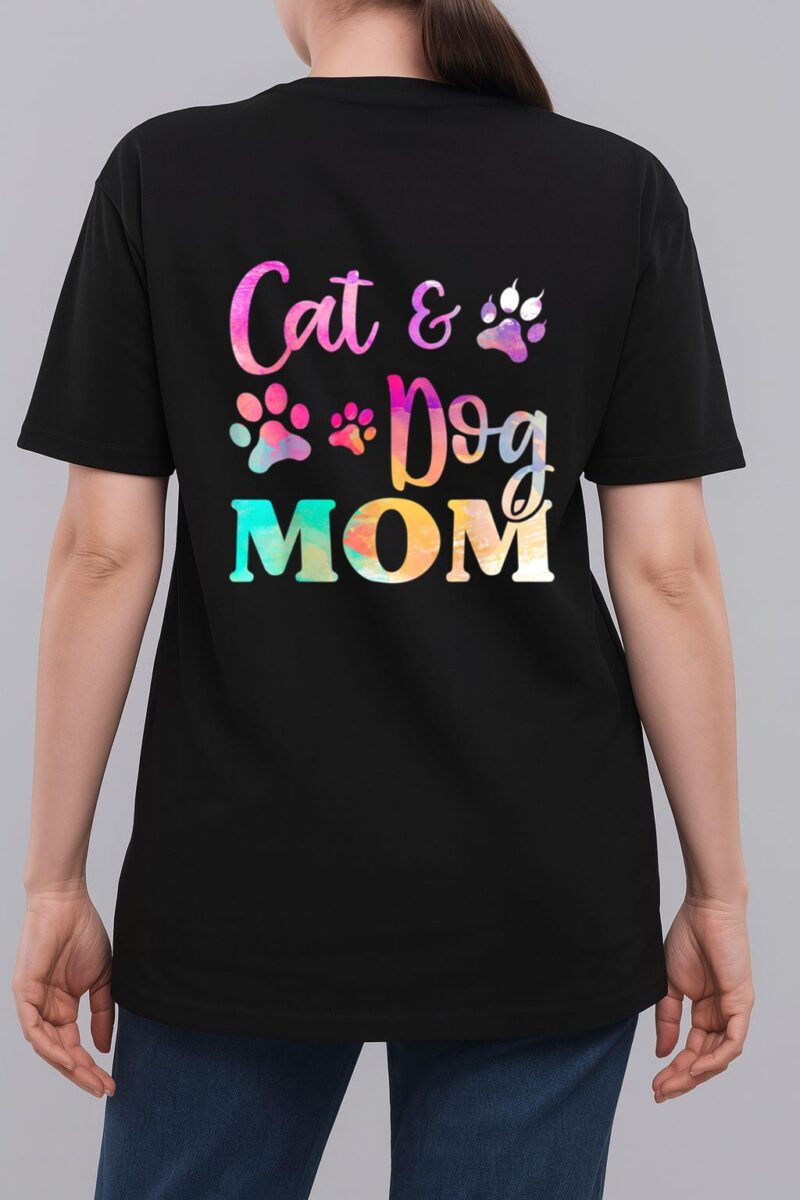 Pet Cat Dog Mom Shirt For Women, Mothers Day Woman T-Shirt