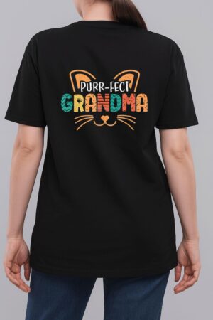 Purr-fect Cat Grandma Cats Lover Woman T-Shirt