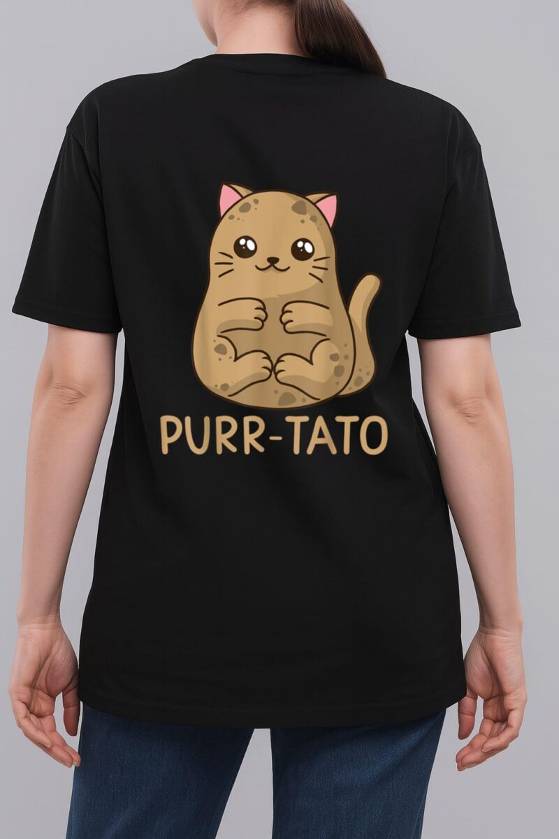 Purrtato Cat Potato Cat Lover Idaho Potatoes Woman T-Shirt